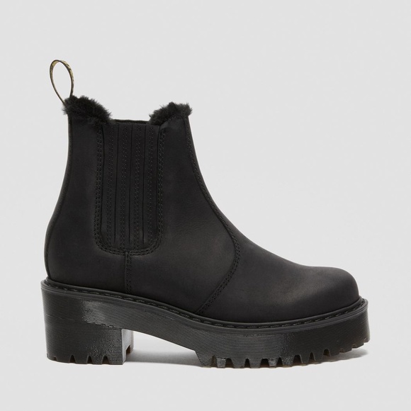 Dr. Martens Women's Rometty FL Quad Platform Chelsea Black Moldova RARE!!! - Picture 2 of 13